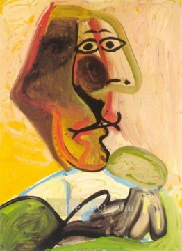Buste dhomme 1971 Cubismo Pinturas al óleo